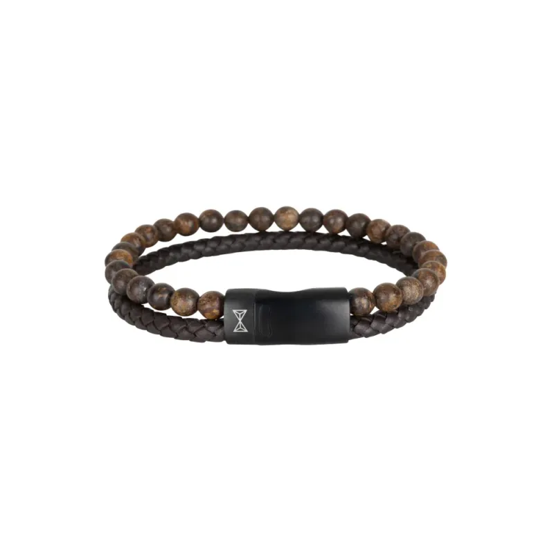 AZE Jewellery Armband Mount Terra Braun 19.5cm