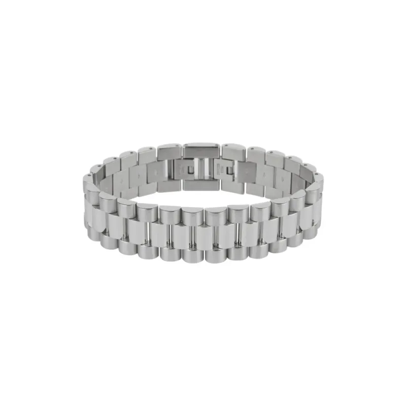 AZE Jewellery Herren Armband BraceLex Silber
