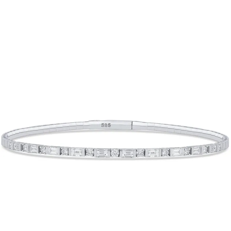 Elegantes Goldarmband mit Diamanten (14K / 18K) - BL0000508