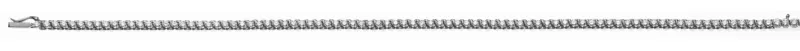 Armband Weissgold 750 mit 89 Brillanten H SI 1.44ct. 18cm