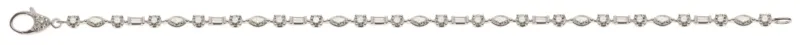 Armband Weissgold 750 mit Diamanten in verschiedenen Schliffen 1.21ct.