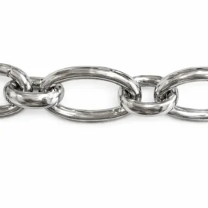 Armband Weissgold 750, Handarbeit, 18mm, 21cm