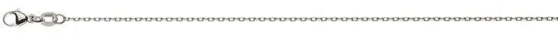 Collier Anker 4-fach geschliffen Weissgold 750 ca. 1.4mm
