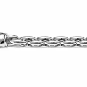 Collier Anker Carré Weissgold 750 Handarbeit