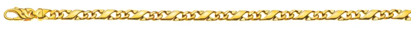 Armband poliert Gelbgold 750 ca. 5.0 mm