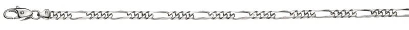 Collier Figaro Weissgold 375 ca. 4.0mm 50cm