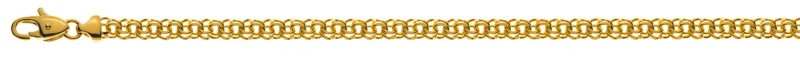 Armband Garibaldi Gelbgold 750 ca. 4.5mm