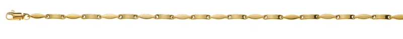 Collier Gelbgold 750 Fantasie halbmassiv poliert 2.3mm 45cm