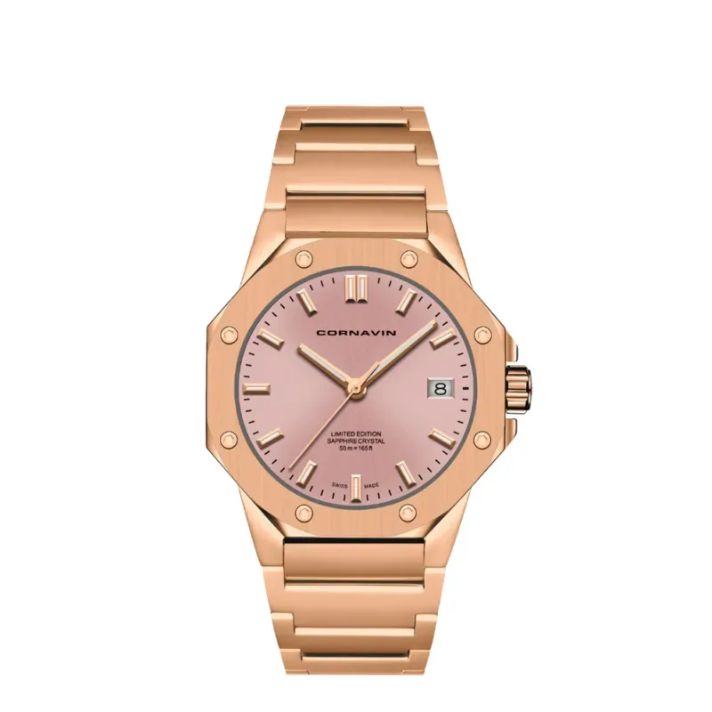 Cornavin Downtown Sky Pink Limited Edition Damenuhr - CO.SKY.05.B