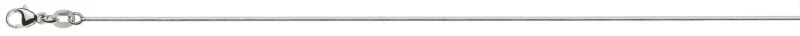 Collier Schlangenkette 8-fach diamantiert Weissgold 750 ca. 1.0mm