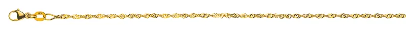 Collier Singapur Gelbgold 375 ca. 1.5mm