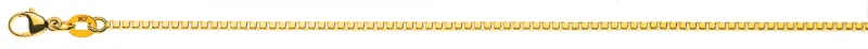 Collier Venezianer diamantiert Gelbgold 750 ca. 1.4mm