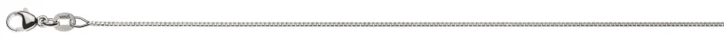 Collier Venezianer diamantiert Weissgold 750 0.8mm