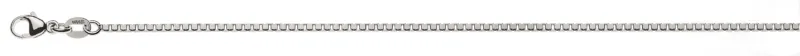 Collier Venezianer diamantiert Weissgold 750 1.4mm