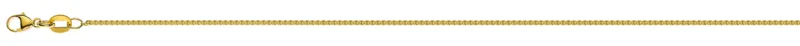 Collier Zopf Gelbgold 750 ca. 1.0mm