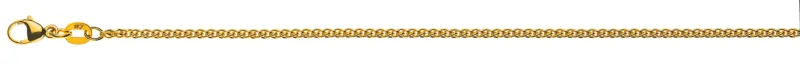 Collier Zopf Gelbgold 375 ca. 1.65mm