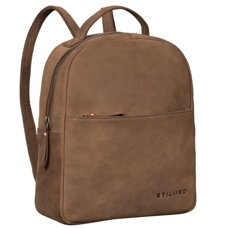 B-WARE "Kayla" Damen Rucksack Leder Elegant