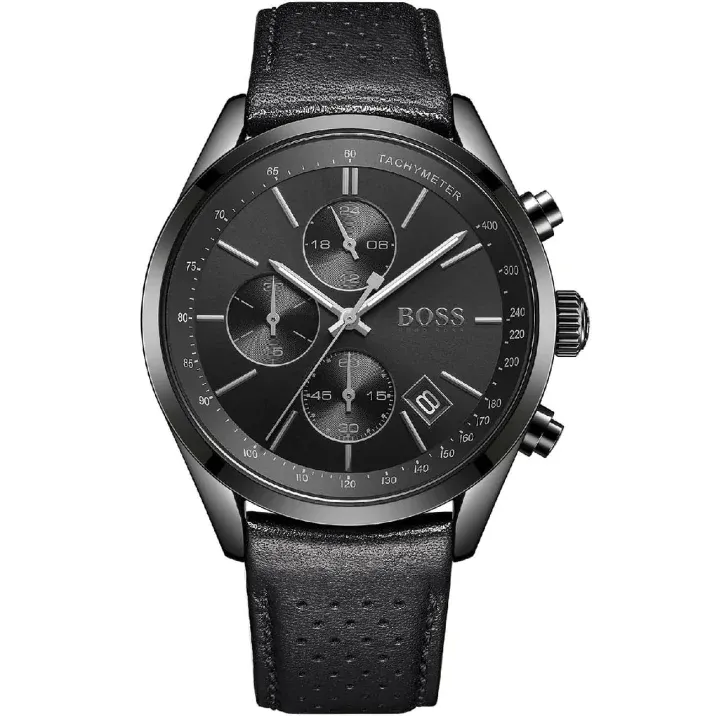 Hugo Boss Herrenuhr Chronograph in Schwarz