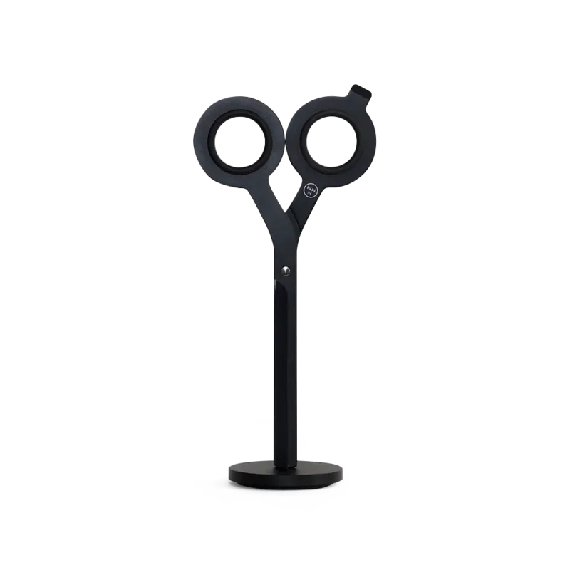 HMM Scissors with Base Black/Gold for Office Black
