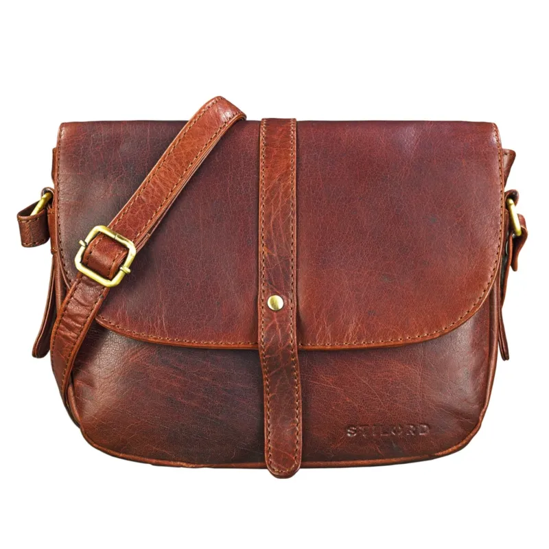 B-WARE "Kira" Umhängetasche Frauen Leder Vintage