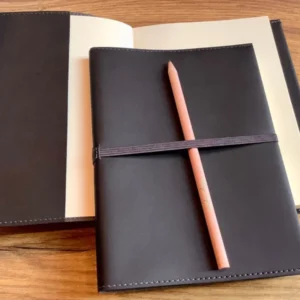 Notizbuch Jackbook 13x18cm blanko nachfüllbar anthrazit