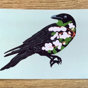 Postkarte Rabe (Martha Maydell)