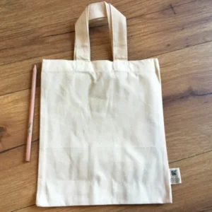 Stofftasche klein Bio-Baumwolle fair Kindertasche - Polly Paper - Umweltfreundliche Schreibwaren
