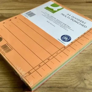Trennblätter 100 sortiert A4 RC-Karton - Polly Paper - Umweltfreundliche Schreibwaren