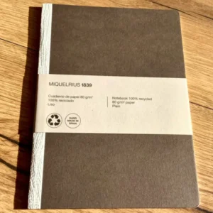 Notizheft A5 blanko "1839" Miquelrius - Polly Paper - Umweltfreundliche Schreibwaren