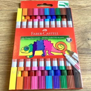 Fasermaler 10 Farben Faber-Castell duo - Polly Paper - Umweltfreundliche Schreibwaren
