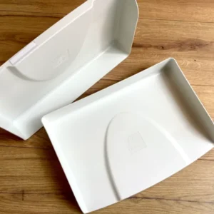 Briefablage quer weiß Recyclingplastik