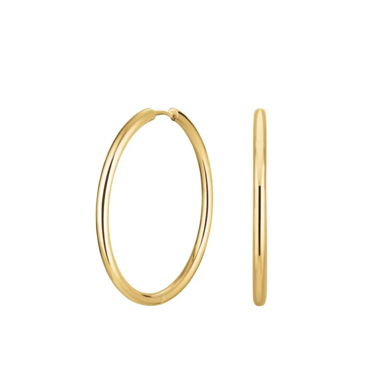 Rosefield Ohrringe Gold 4 cm