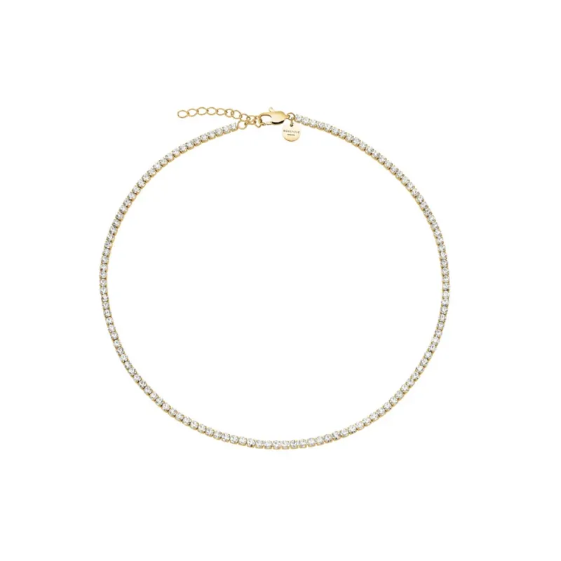Rosefield Tennis Halskette Gold