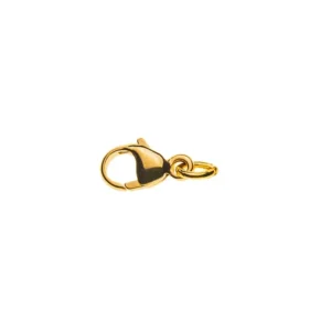 Karabiner Gelbgold 750, 7.8 x 4mm, 0.3gr