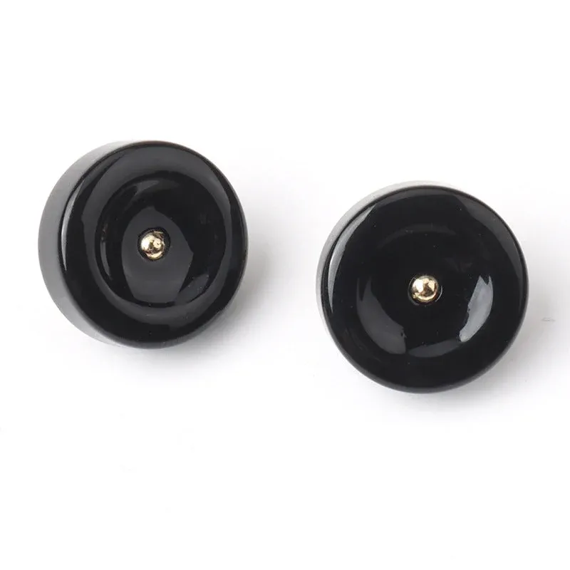 11mm Round Resin Shank Buttons for Women's Cheongsam Shirts Hanfu 20pcs