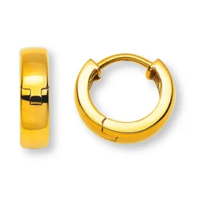 Creolen Gelbgold 750 U-Profil 12.5mm