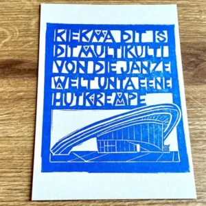 Postkarte Flitzpost Haus der Kulturen der Welt
