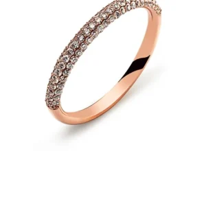Ring Rotgold 750 mit 79 Brillanten 0,39 ct.