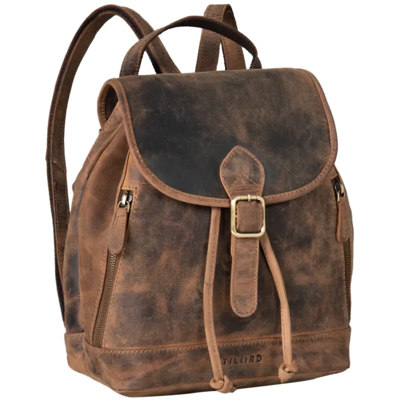 Rucksack Damen Modern Leder