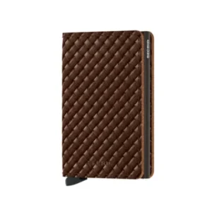 Secrid Slimwallet Basket Brown mit Gravur - SBa-Brown