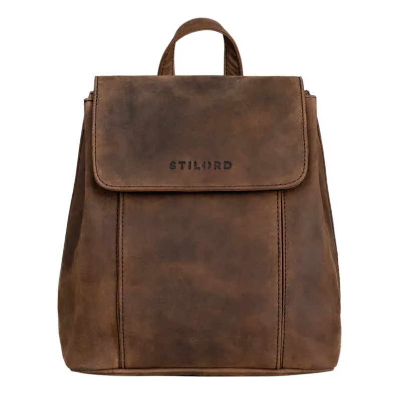 B-WARE "Fiona" Daypack Rucksack Damen Leder