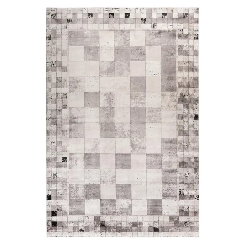 Teppich – Bambusseide, Klassisches Muster, Neutrales Design, 200 x 290 cm - Elles 214 | Kayoom