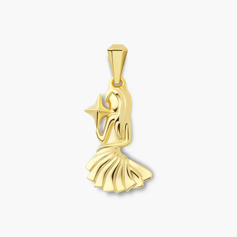 Anhänger Sternzeichen Jungfrau Gelbgold 585 Gold - 58-00235