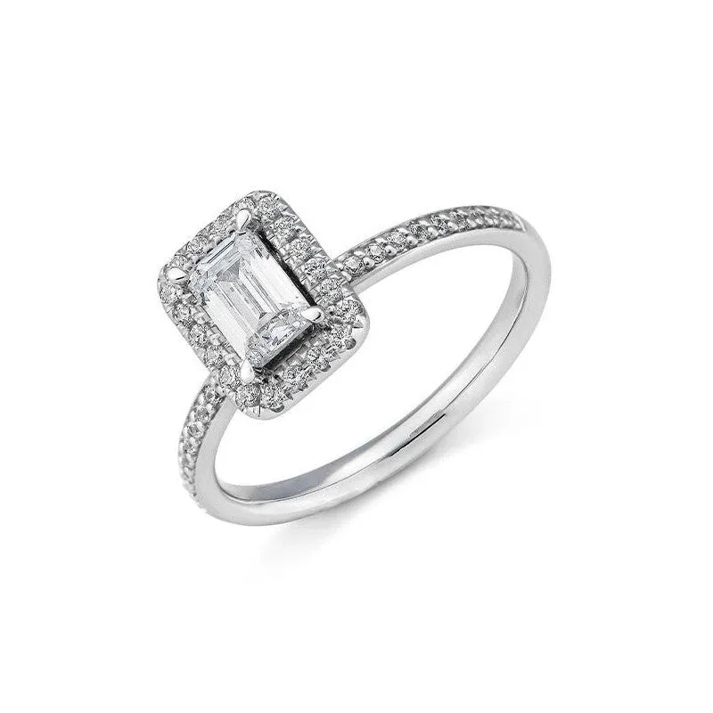 Breuning Emerald Verlobungsring mit Diamanten - 41/06329