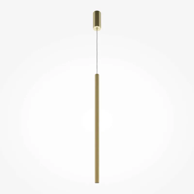 Pendelleuchte – Goldenes Aluminium, 6 W Leistung, Neutralweiß, Ø3 cm - Pro Extra | Maytoni