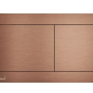 Flush plate Rose Gold - brushed matt - |VESIMI Design| Luxury and Rustic bathrooms online