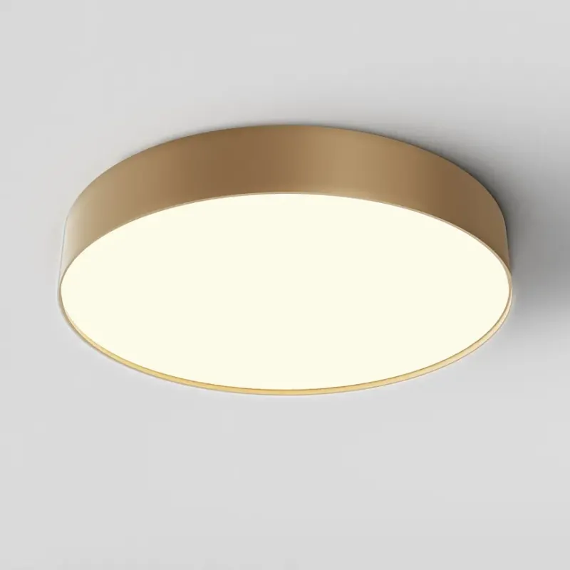 Deckenleuchte – Mattgold Finish, Aluminium Gehäuse, 45W Leistung, Ø40 cm - Zon | Maytoni