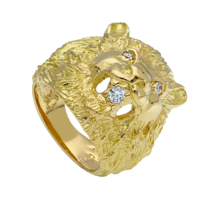 Herrenring 18 Karat Gold – 750 Goldring für Männer - 218952