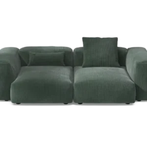 vetsak | Sofa Set 02 Medium - Cord Velour - Hunter | Modular Sofa | 2.5 Seater | Big Sofa