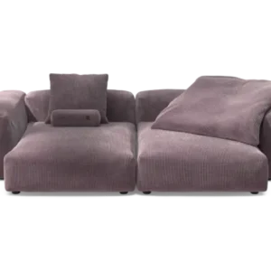 vetsak | Sofa Set 02 XLarge - Cord Velour - Blossom | Modular Sofa | 3.5 Seater | Big Sofa